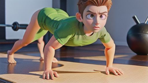 バッタ腕立て伏せ