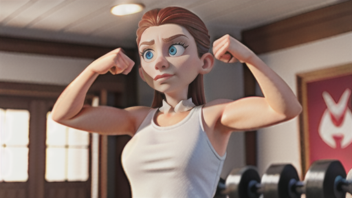 ゴムチューブを使った肩の強化