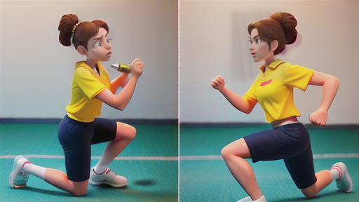 歩く lunge の注意点