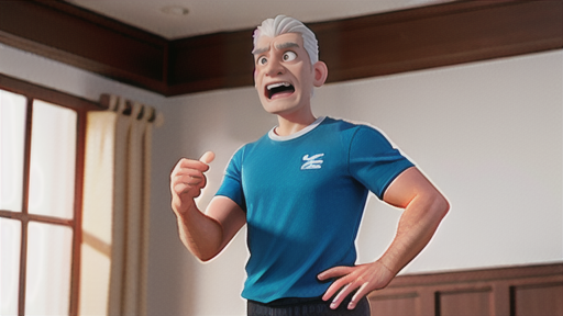 元の姿勢に戻る