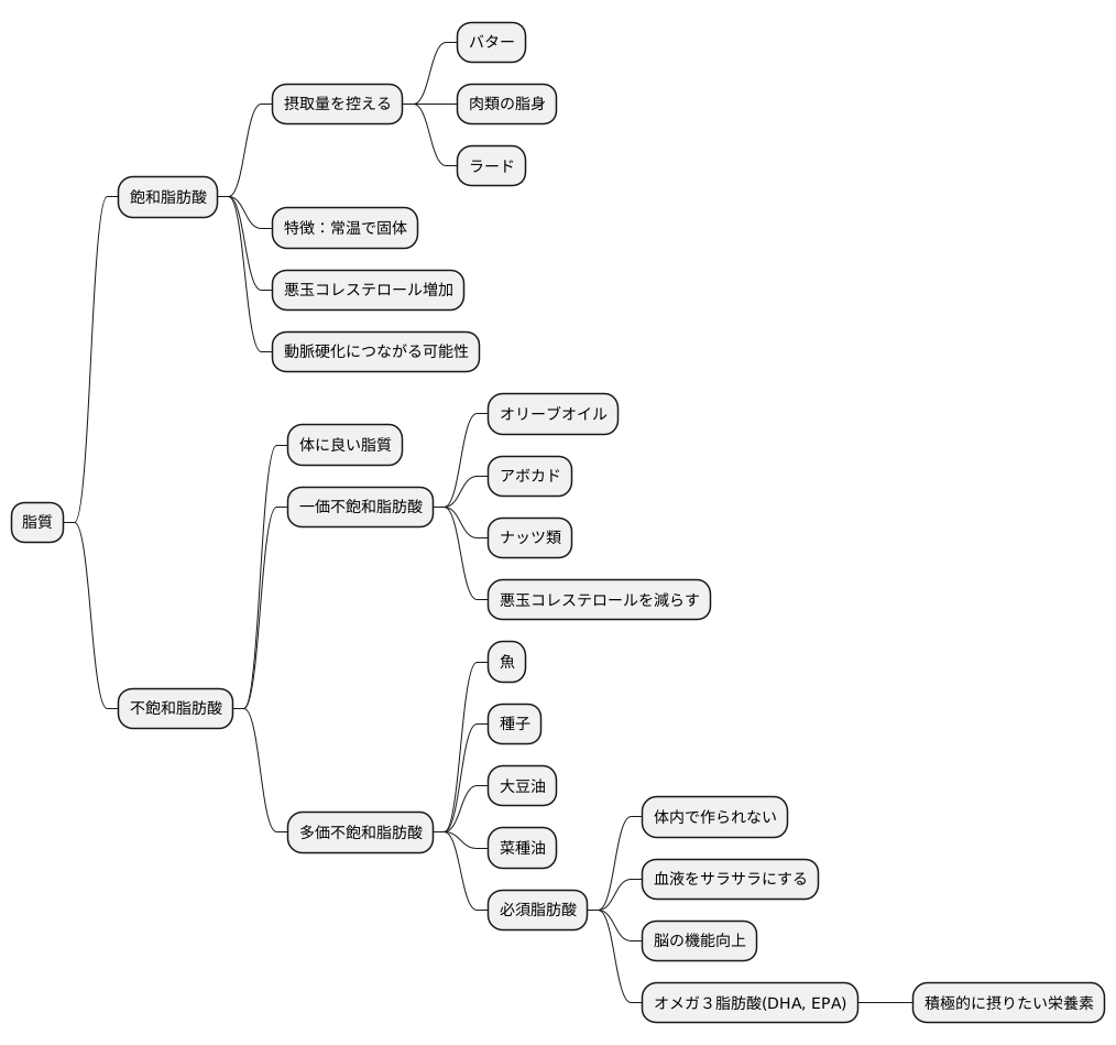 健康的な脂質の選び方
